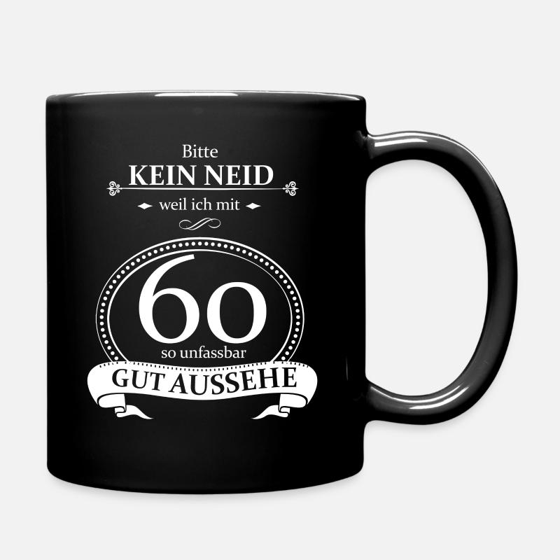 60th birthday look incredibly good - Full Colour Mug - black