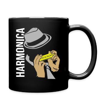 harmonica - Mug uni - noir - Droite