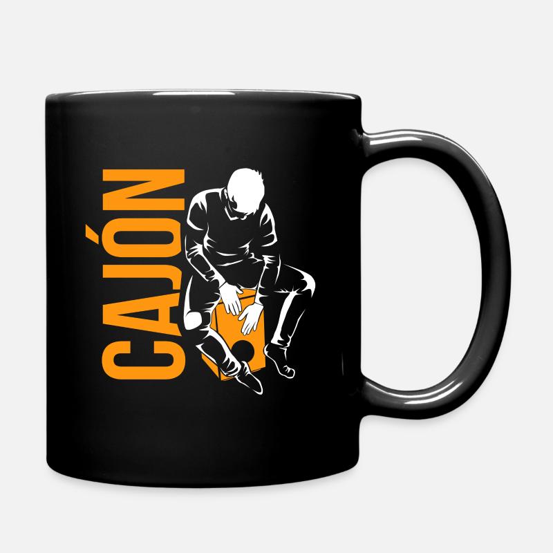 Cajón - Tasse einfarbig - Schwarz