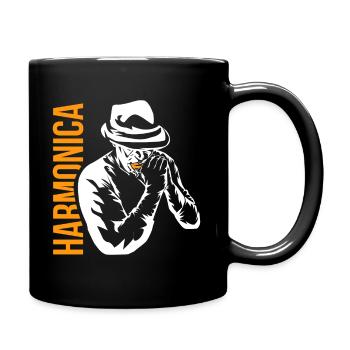 harmonica - Mug uni - noir - Droite