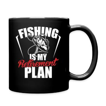Pension Angeln - Tasse einfarbig - Schwarz - Rechts