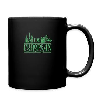 Union européenne - Mug uni - noir - Droite