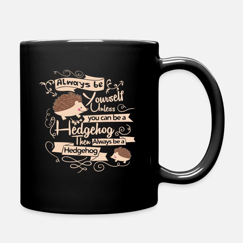 hérisson - Mug uni - noir