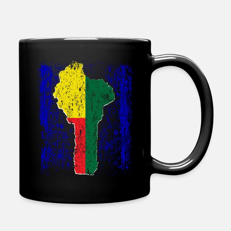 Drapeau du Bénin Porto-Novo Cotonou cadeau - Mug uni - noir