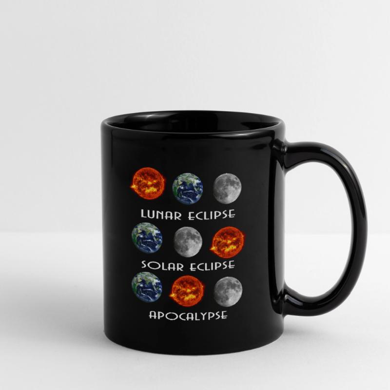 Lunar Eclipse Solar Eclipse Apocalypse Tasse einfarbig