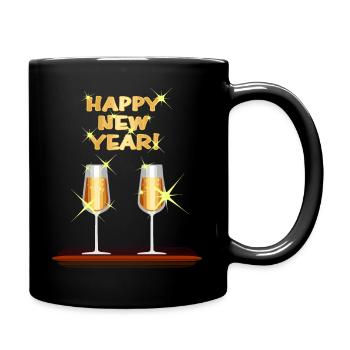 New Year's Eve New Year's Eve Midnight gift - Full Colour Mug - black - Right