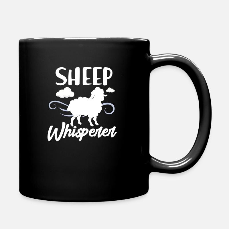Schaf - Tasse einfarbig - Schwarz