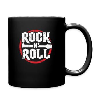 Rock And Roll Rock N 'Roll Rock Roll Gift - Full Colour Mug - black - Right