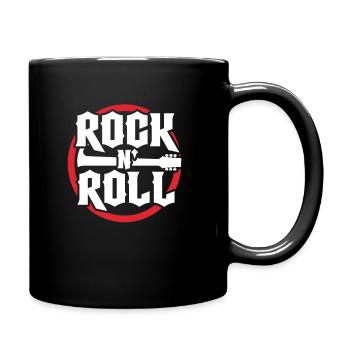 Rock And Roll - Tasse einfarbig - Schwarz - Rechts