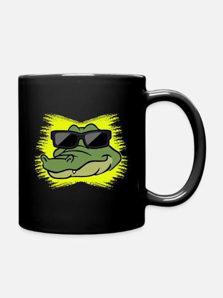 Alligator - Tasse einfarbig - Schwarz