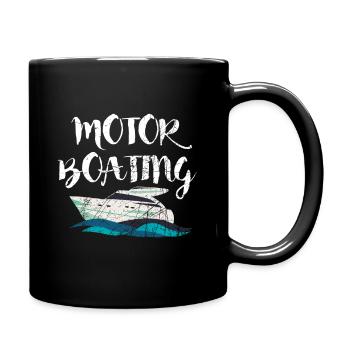 Bateau bateau voile marine marine - Mug uni - noir - Droite