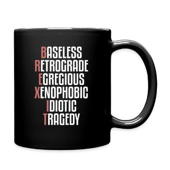Brexit, sortie britannique, sortie UE, référendum - Mug uni - noir - Droite