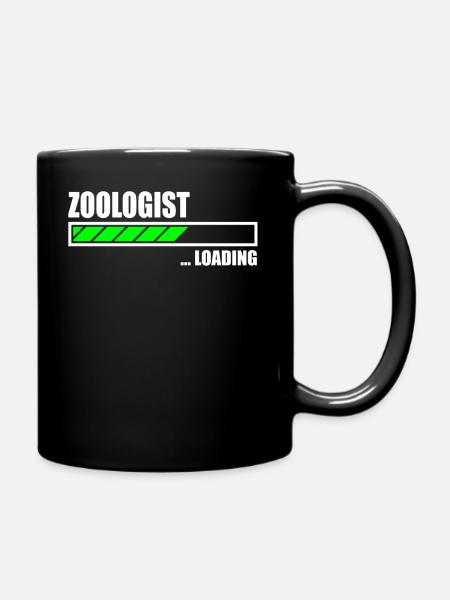 Zoologist Loading Bar - Tasse einfarbig - Schwarz