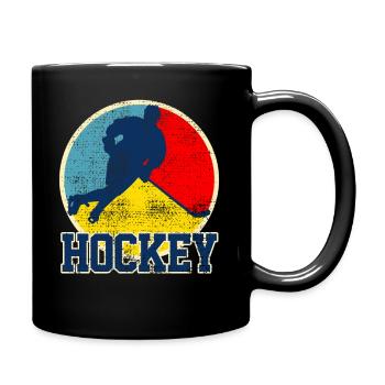 Eishockey Eishockey Eishockey - Tasse einfarbig - Schwarz - Rechts