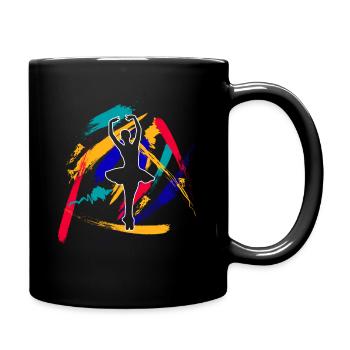 Ballett - Tasse einfarbig - Schwarz - Rechts