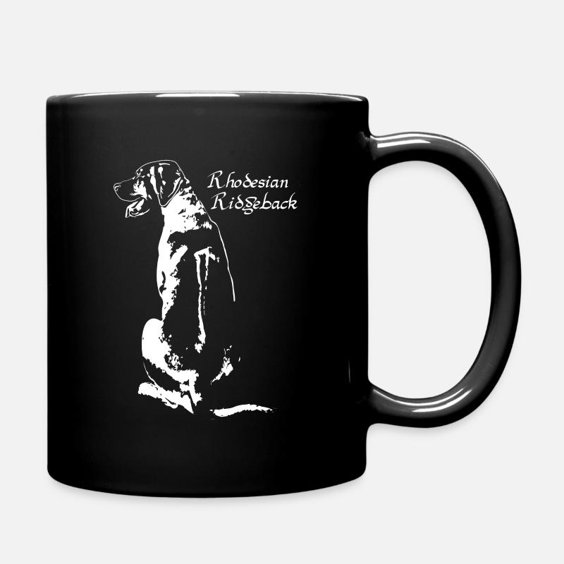 Rhodesian Ridgeback - Tasse einfarbig - Schwarz