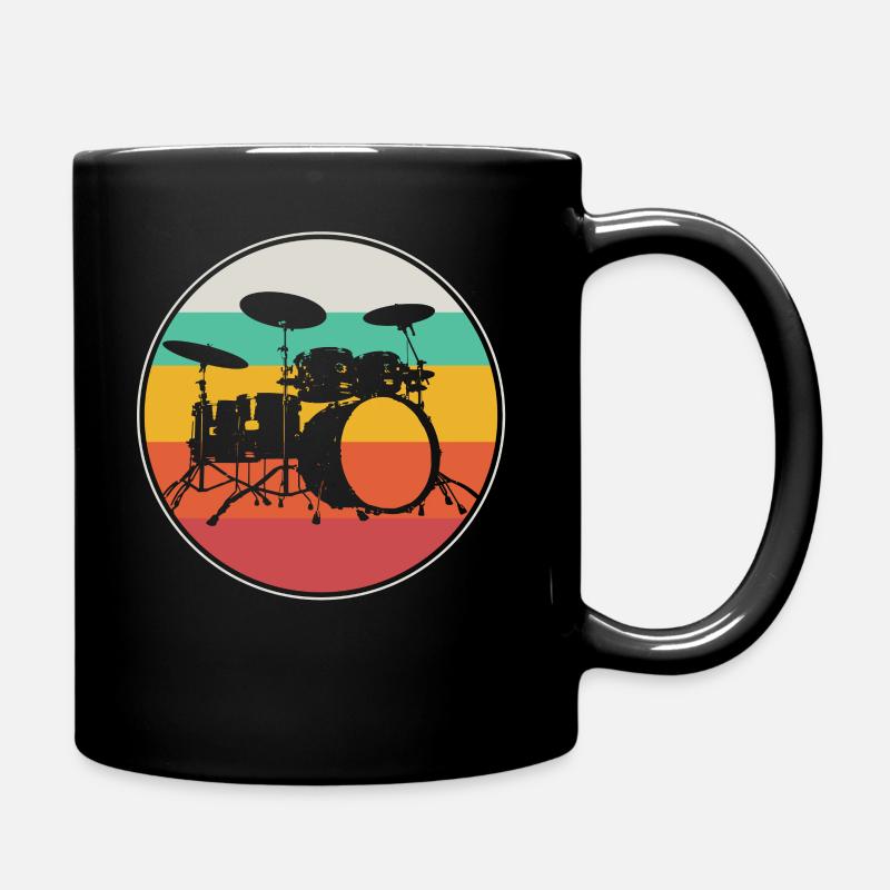 drummer - Full Colour Mug - black