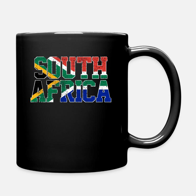 Südafrika - Tasse einfarbig - Schwarz