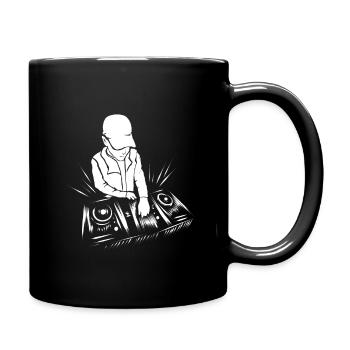 DJ - Mug uni - noir - Droite