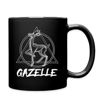 gazelle - Mug uni - noir - Droite
