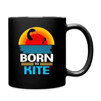 Kiteboard Kite kite-kite-cadeau kite-surf - Mug uni - noir - Droite