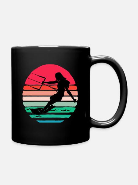 Kiteboard Kite kite-kite-cadeau kite-surf - Mug uni - noir