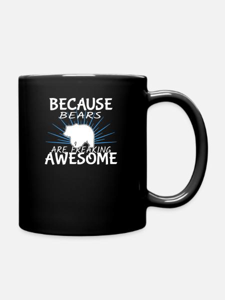 Bär - Tasse einfarbig - Schwarz