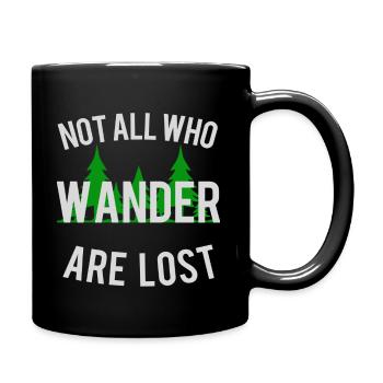 Randonnée alpinisme randonnée cadeau Wanderlust - Mug uni - noir - Droite