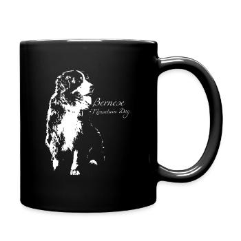 Bernese Mountain Dog - Tasse einfarbig - Schwarz - Rechts
