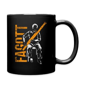 Bassoon gift - Full Colour Mug - black - Right