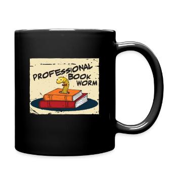 bookworm - Full Colour Mug - black - Right