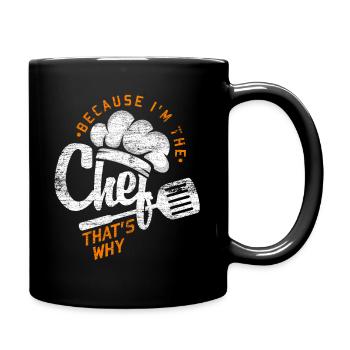 Chef chef - Mug uni - noir - Droite