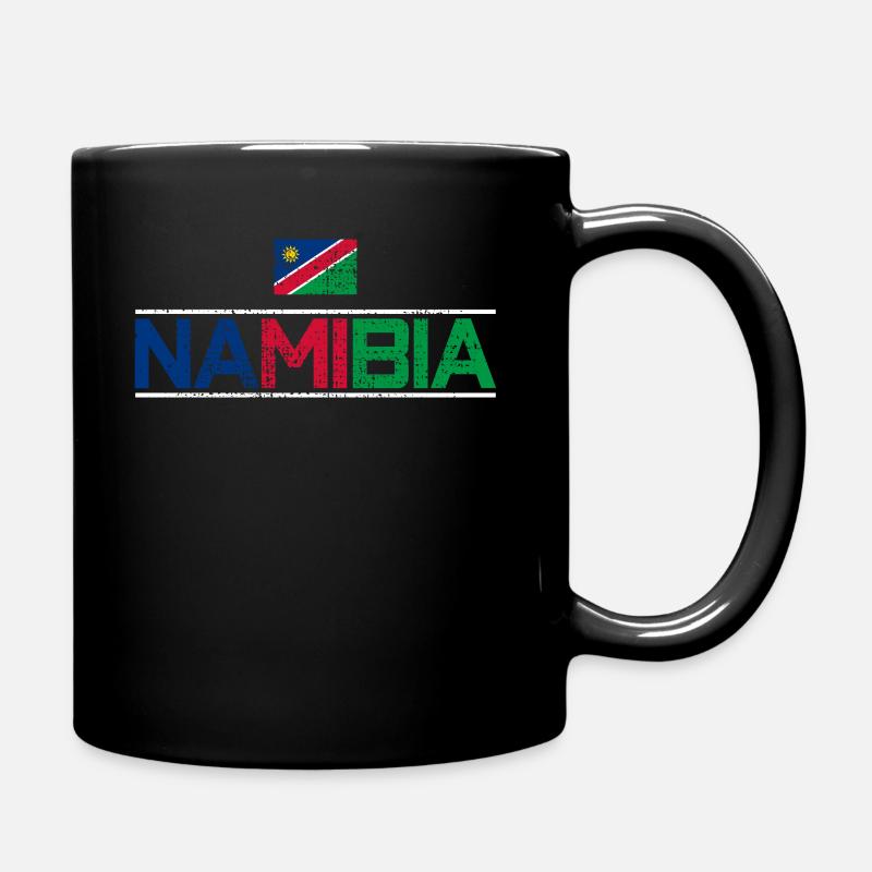 Namibia - Tasse einfarbig - Schwarz
