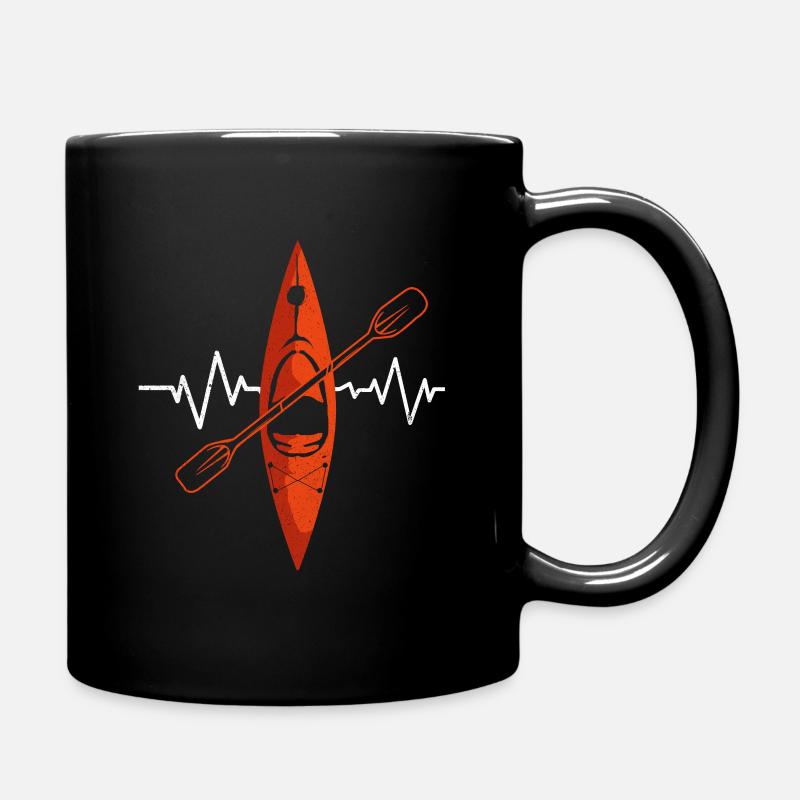 Kajak - Tasse einfarbig - Schwarz