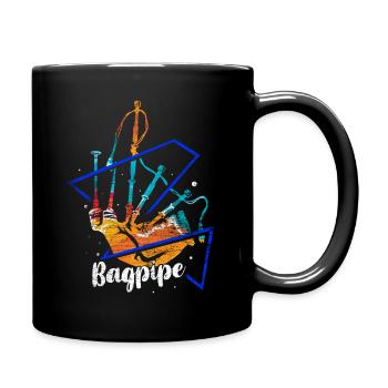 Cornemuse Polygone - Mug uni - noir - Droite