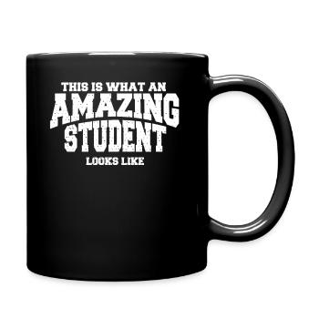 This Is What An Amazing Student Looks Like - Tasse einfarbig - Schwarz - Rechts