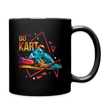 GoKart Polygone - Mug uni - noir - Droite