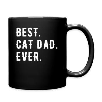 Best cat Dad Ever - Full Colour Mug - black - Right
