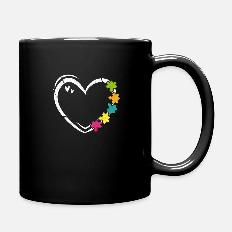 Autismus - Tasse einfarbig - Schwarz