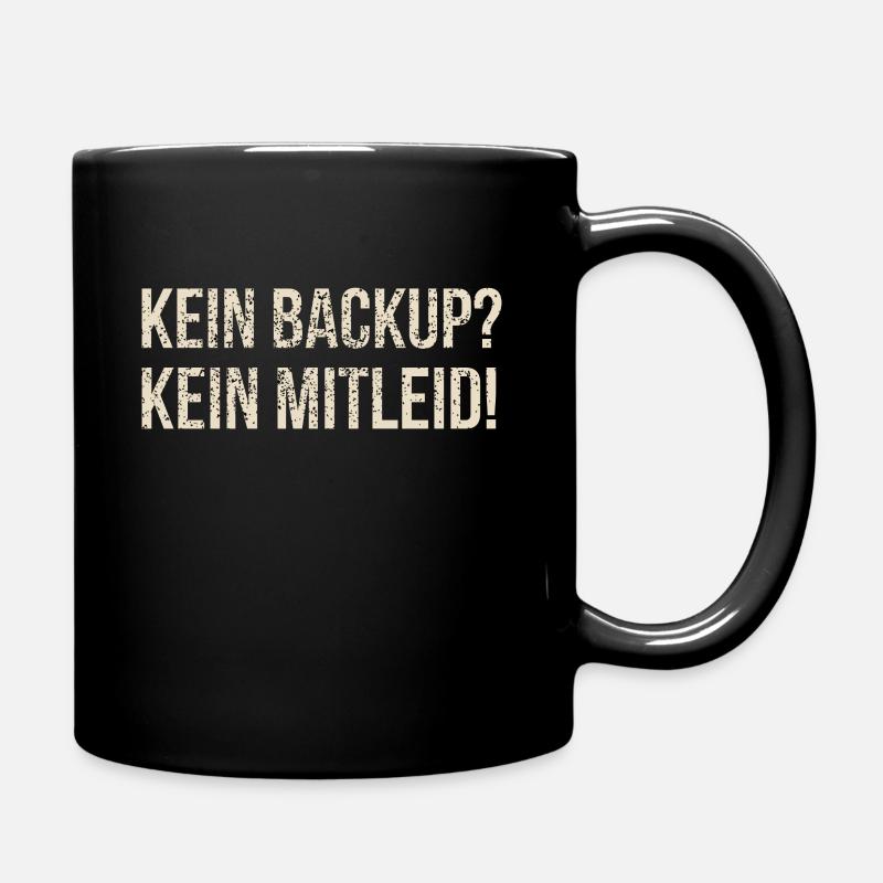 Admin IT Informatiker Witz - Tasse einfarbig - Schwarz