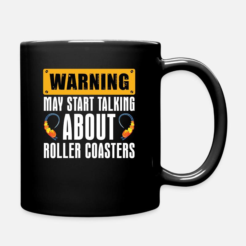 Roller coaster - Full Colour Mug - black