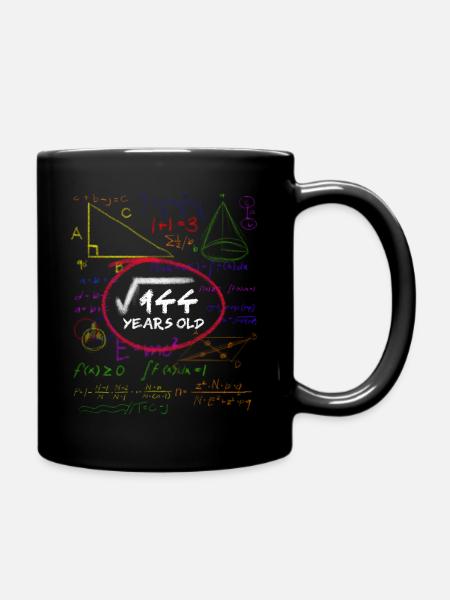 12ème anniversaire Maths Calcul des racines Nerd - Mug uni - noir