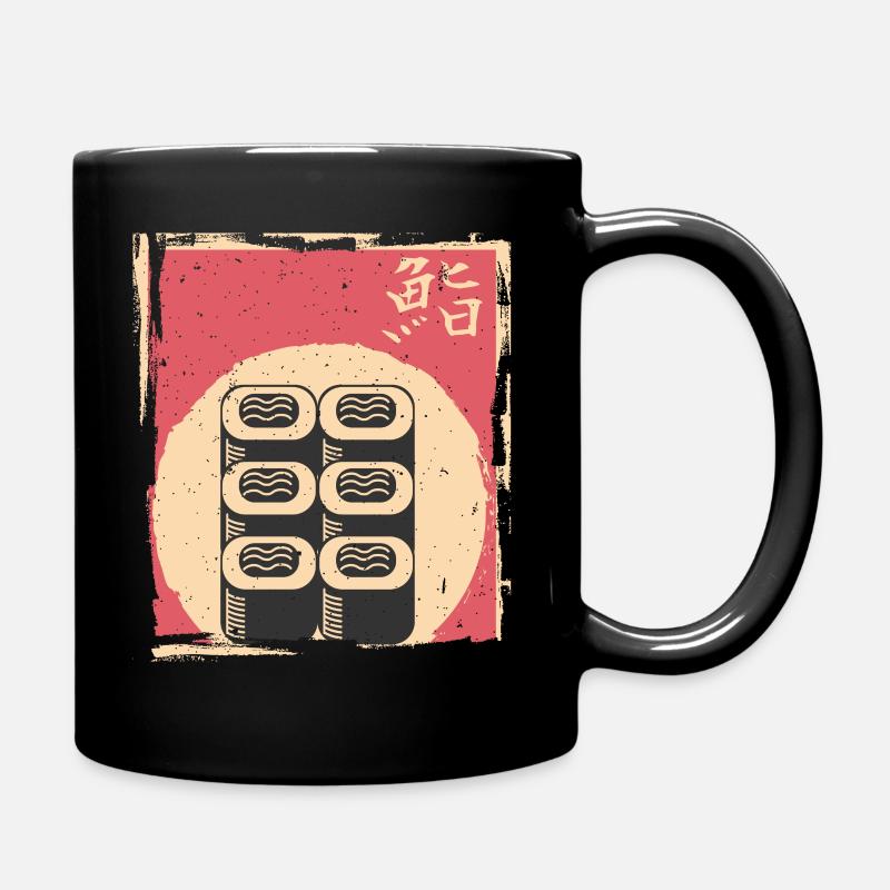 Sushi - Tasse einfarbig - Schwarz