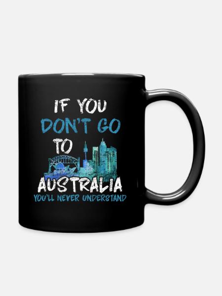 Australia - Full Colour Mug - black