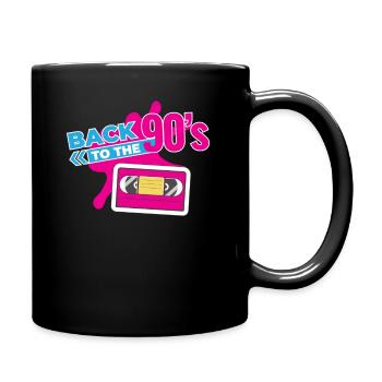 90s party outfit costume clothes clothing - Full Colour Mug - black - Right