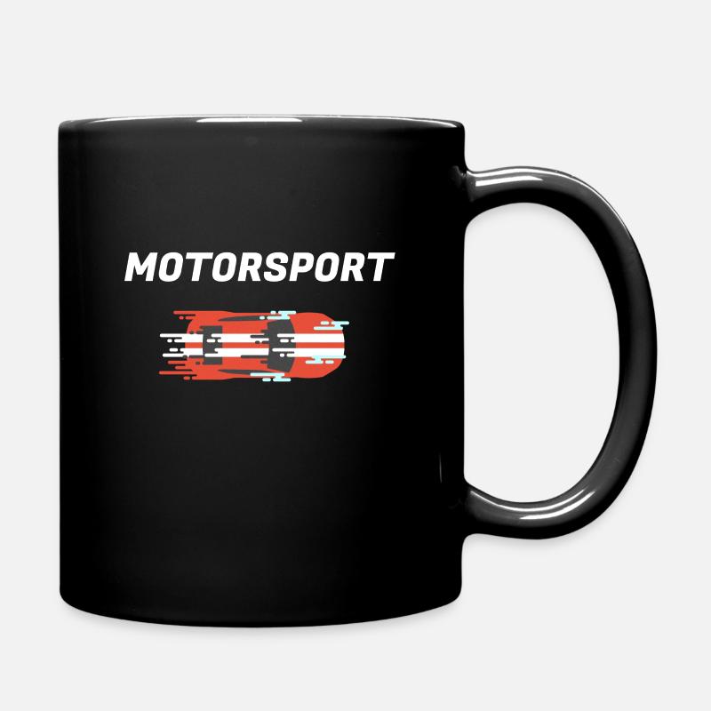 Piste de course de sport automobile - Mug uni - noir