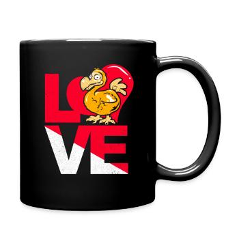 Dodo - Tasse einfarbig - Schwarz - Rechts