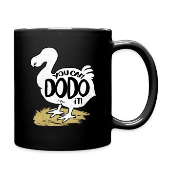 Dodo - Tasse einfarbig - Schwarz - Rechts