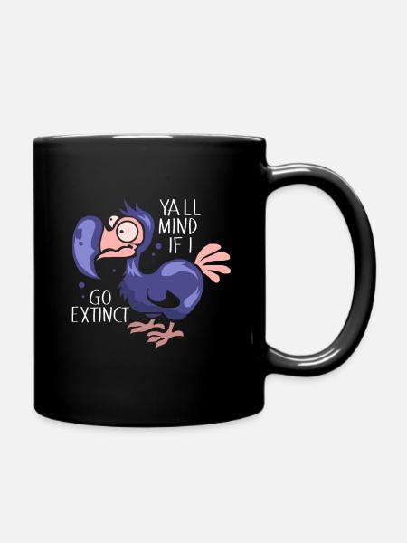 Dodo Geschenk Vogel Urzeit Fossil Archäologie Geek - Tasse einfarbig - Schwarz