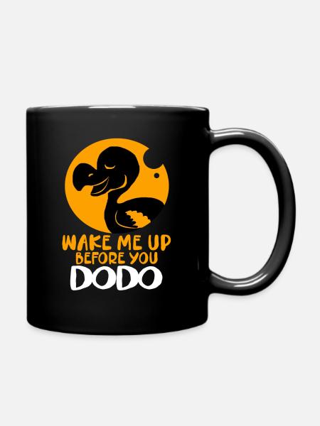 Dodo cadeau oiseau origine primitive fossil archéologie Geek - Mug uni - noir